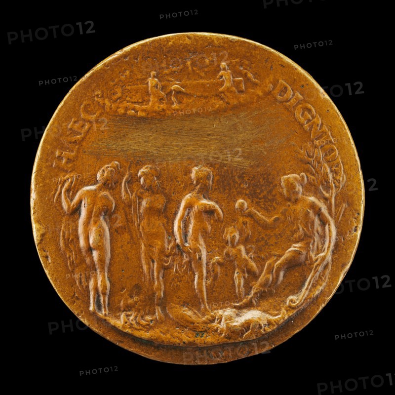 The Judgment of Paris [reverse], late 16th century.