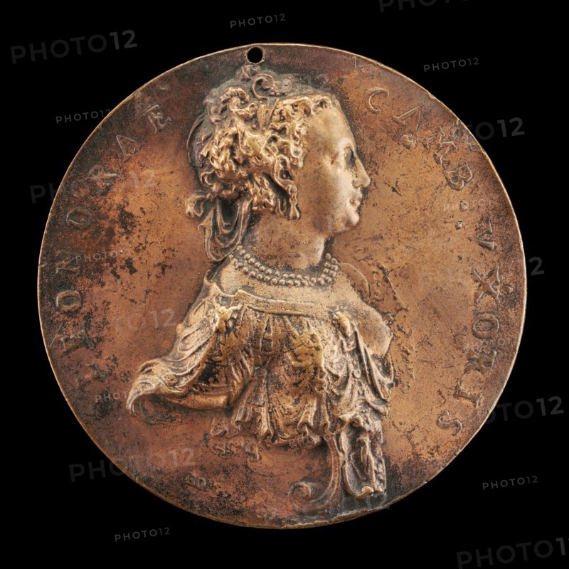 Leonora, Wife of Giovanni Battista Cambi, called Bombarda, the Medallist, late 16th century.