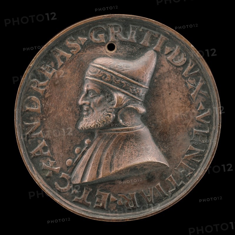 Andrea Gritti, 1455-1538, Doge of Venice 1523 [obverse], probably 1538.