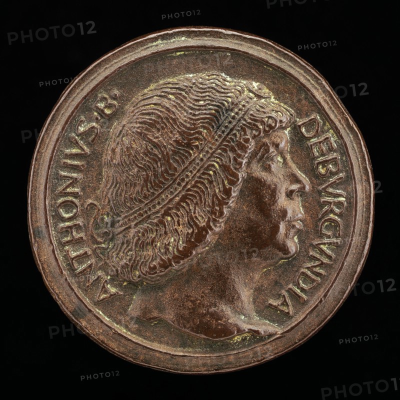 Antoine, 1421-1504, Grand Bastard of Burgundy [obverse], 1472/1480.