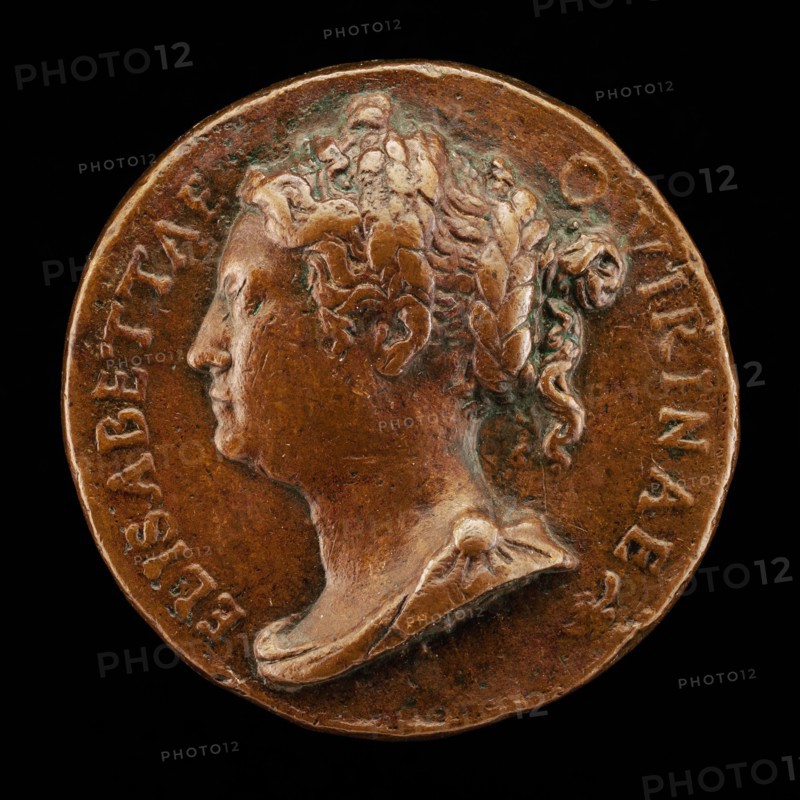 Elisabetta Querini, died 1559, Daughter of Francesco Querini of Venice, Wife of Lorenzo Masolo, Widowed 1556 [obverse].