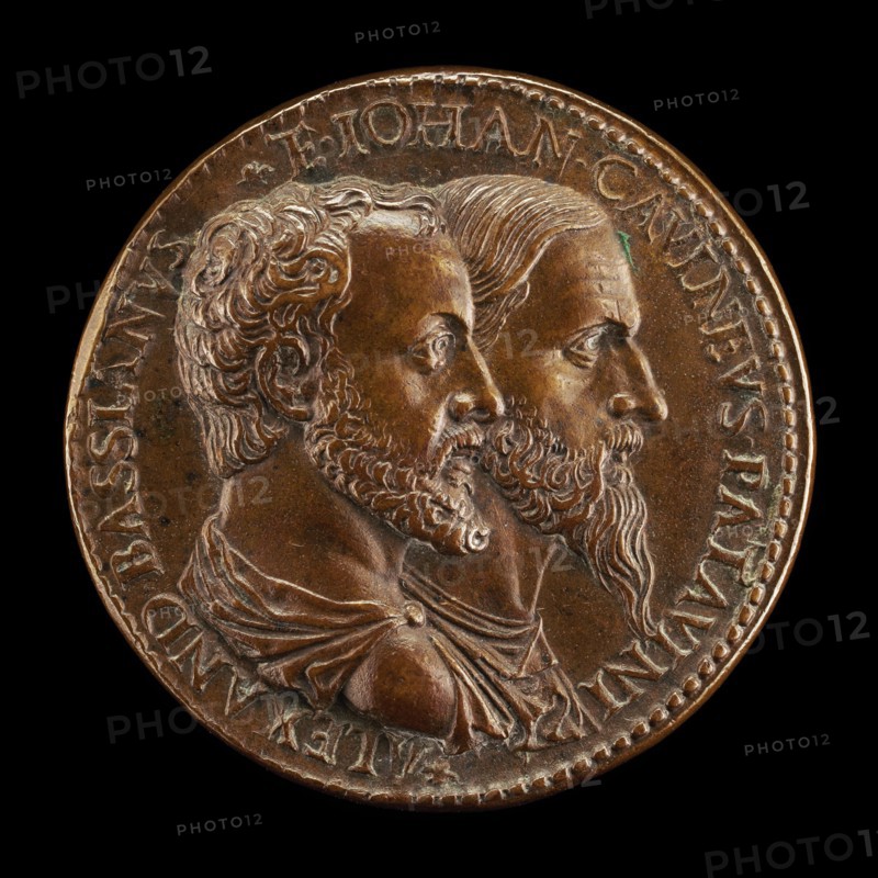 Alessandro Bassiano and the Medallist [obverse].