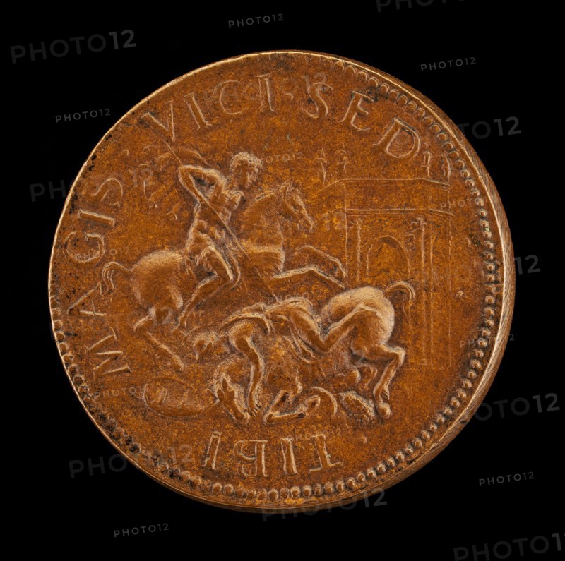 Combat between Two Horsemen [reverse].
