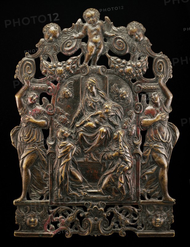 Pax with the Madonna of the Rosary, fourth quarter 16th century.