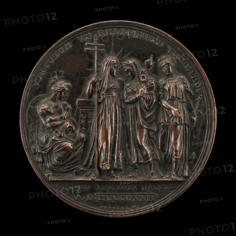 Allegory of the Triumph of Religion [reverse], 1822/1823.