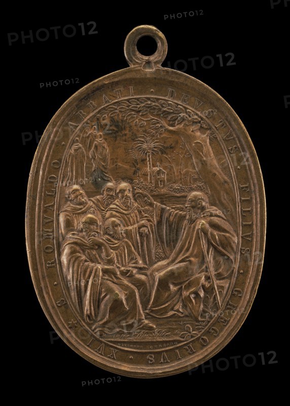 Saint Romuald, Founder of the Camaldolese Order [reverse], 1831.