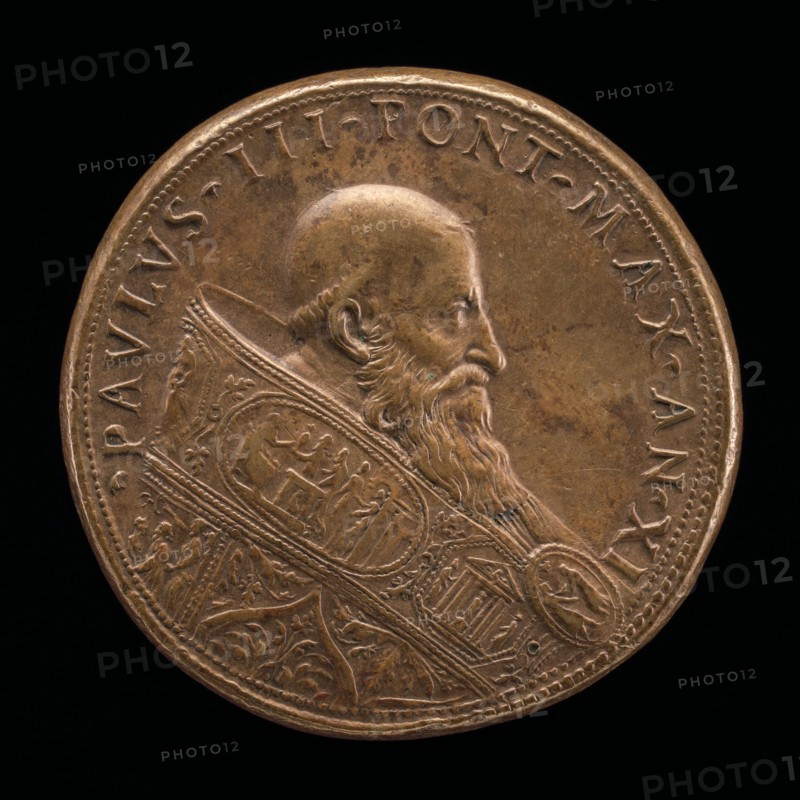 Paul III (Alessandro Farnese, 1468-1549), Pope 1534 [obverse], c. 1545/1550.