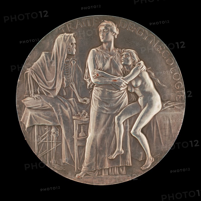 Allegory of the Fight Against Death [reverse], 1906.