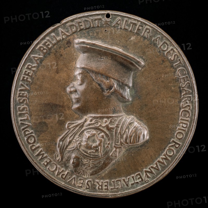 Federigo da Montefeltro, 1422-1482, Count of Urbino 1444, and Duke 1474 [obverse], 1468.