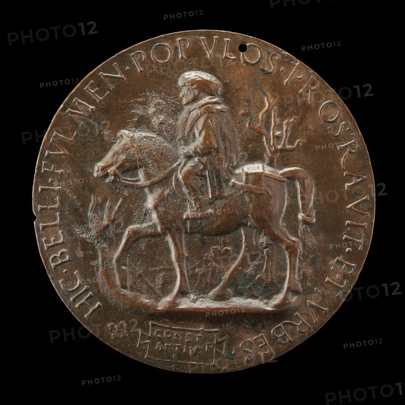 The Sultan Riding [reverse], c. 1481.
