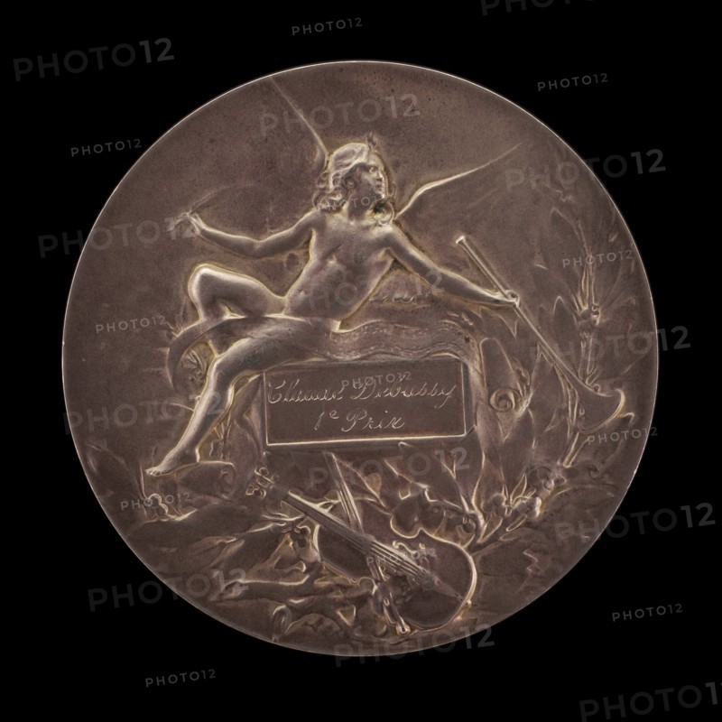 1e Prix: Claude Debussy [reverse], c. 1893.