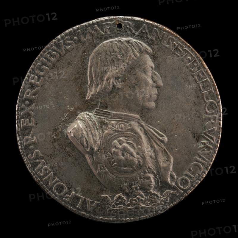 Alfonso V of Aragon, 1396-1458, King of Naples and Sicily 1443 [obverse], 1458.