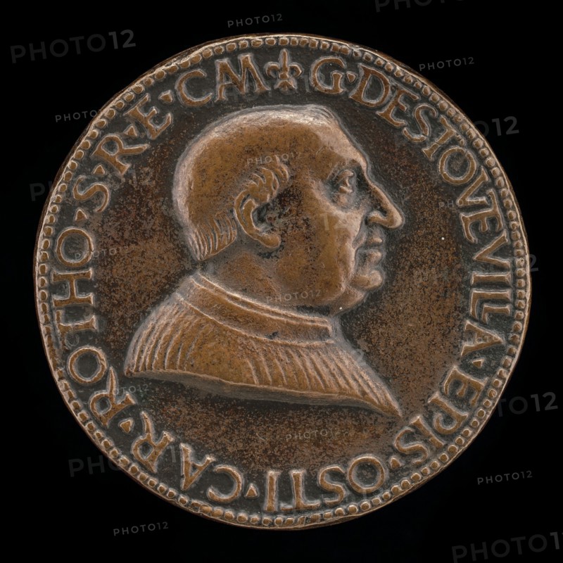 Guillaume d'Estouteville, c. 1412-1483, Cardinal 1439, Archbishop of Rouen 1453, Bishop of Ostia 1461, 1461.