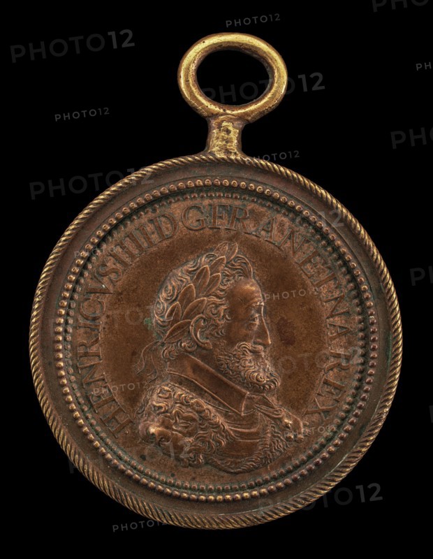 Henri IV, 1553-1610, King of France 1589 [obverse], 1601.