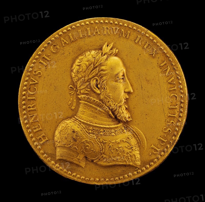 Henri II, 1519-1559, King of France 1547 [obverse], 1552.