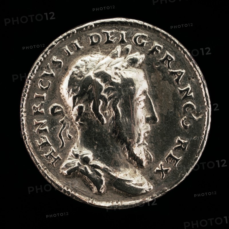 Henri II, 1519-1559, King of France 1547 [obverse], 1552.