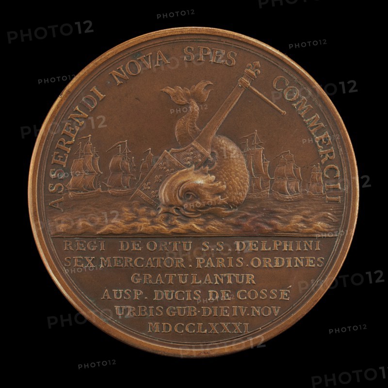 The Birth of the Dauphin, for the Marchands Corps [reverse], 1781.