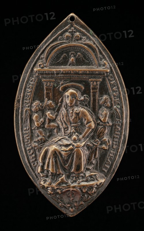The Virgin and Child with Two Angels.