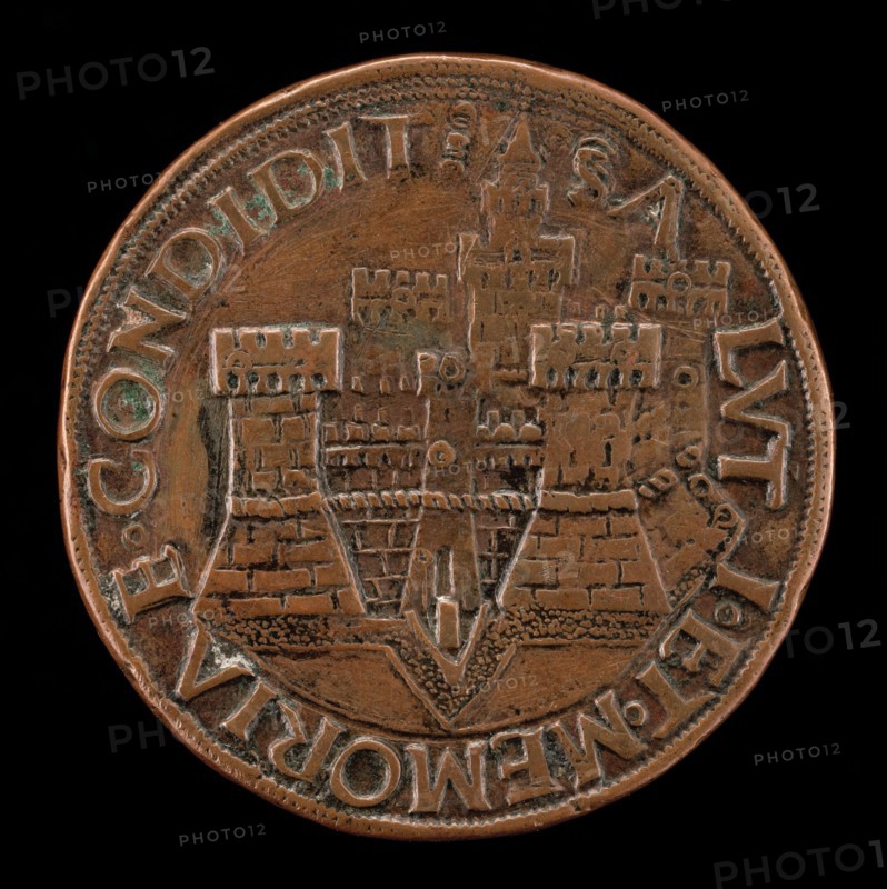 The Castle of Pesaro [reverse], probably 1456/1466.