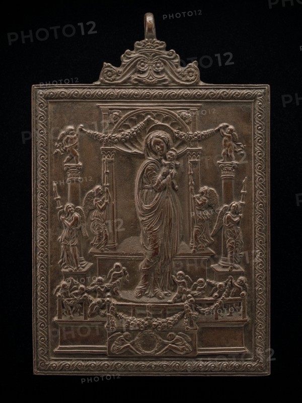 The Virgin & Child with Angels, c. 1475. Probably Ferrarese 15th Century.