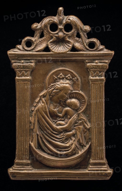The Virgin and Child on a Crescent Moon, 15th century.