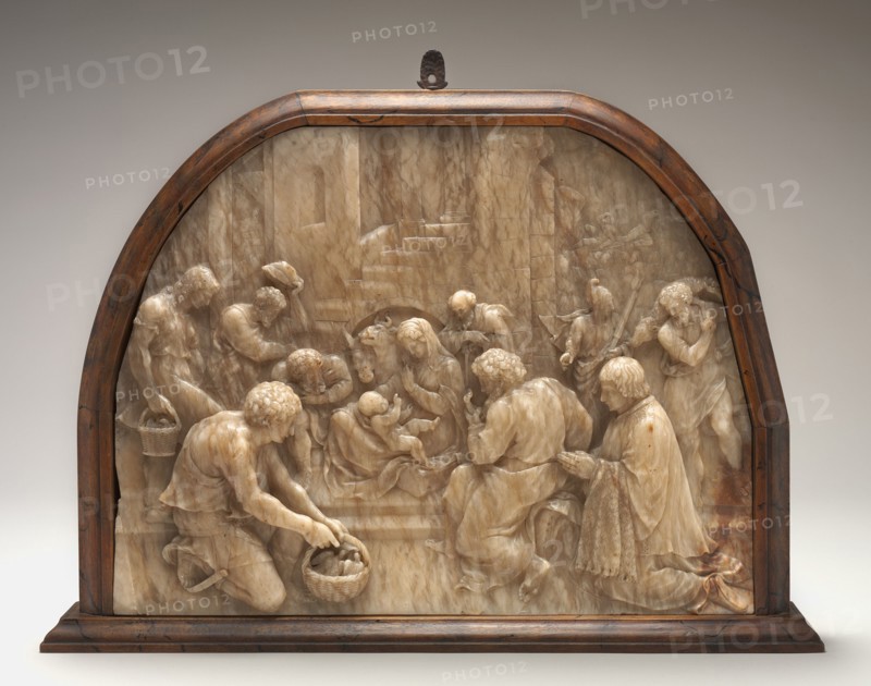 The Adoration of the Shepherds with Donor, c. 1540/1550. Possibly by Circle of Jean Mone.