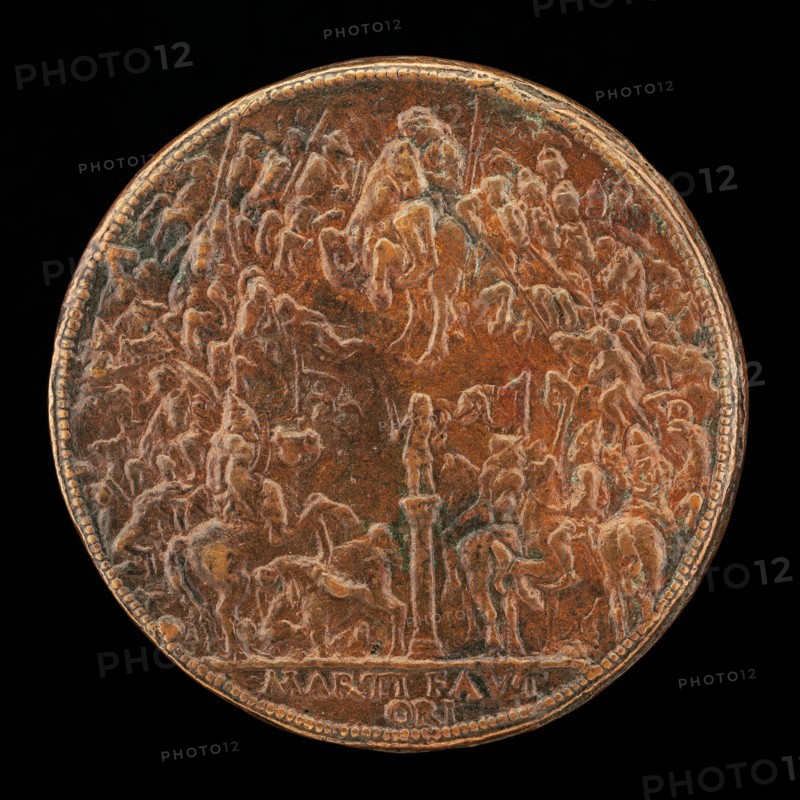 Battle between the Hungarians and the Turks [reverse], late 15th century.