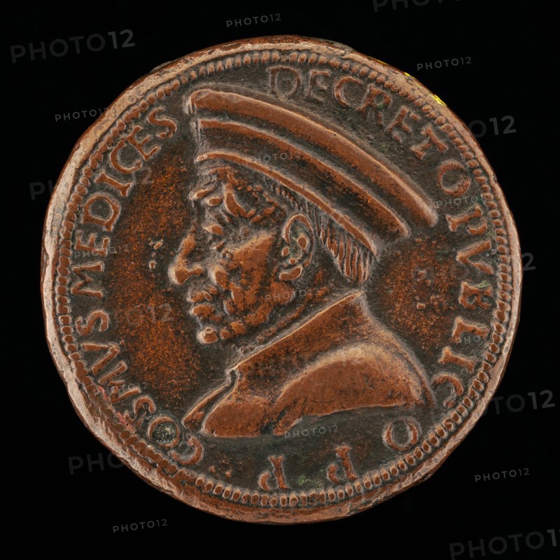 Cosimo de' Medici, 1389-1464, Pater Patriae [obverse], c. 1464/1470.