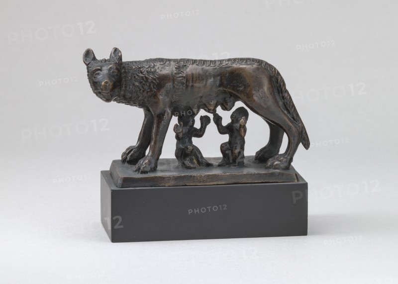 The Capitoline Wolf Suckling Romulus and Remus, 15th century.