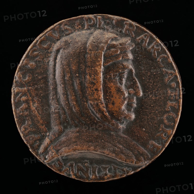 Francesco Petrarca of Arezzo, 1304-1374, Poet [obverse], c. 1500.