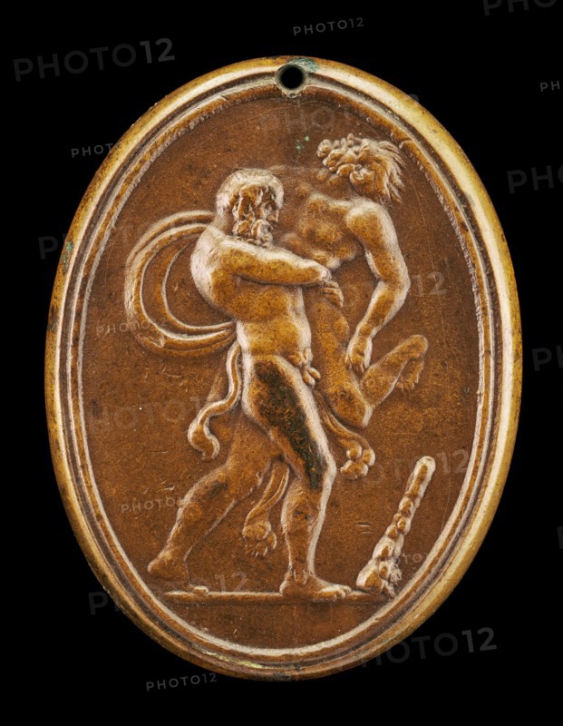 Hercules and Antaeus, mid 16th century.