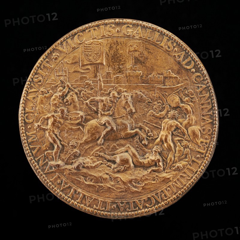 Battle under City Walls [reverse], c. 1550. Attributed to Annibale Fontana.