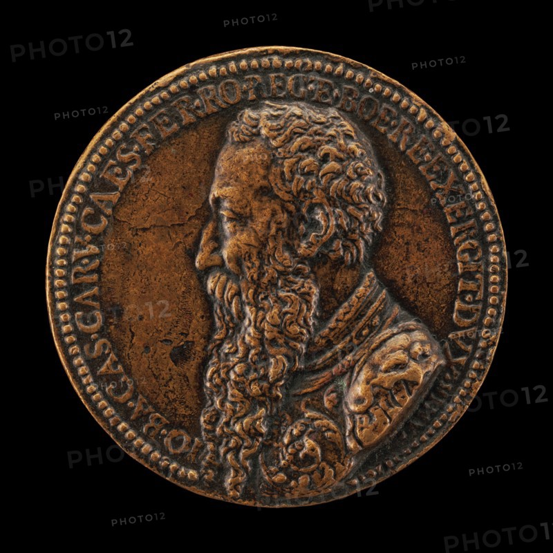 Giambattista Castaldi, died 1562, Count Piadena, General of Charles V [obverse], c. 1562. Possibly by Annibale Fontana.