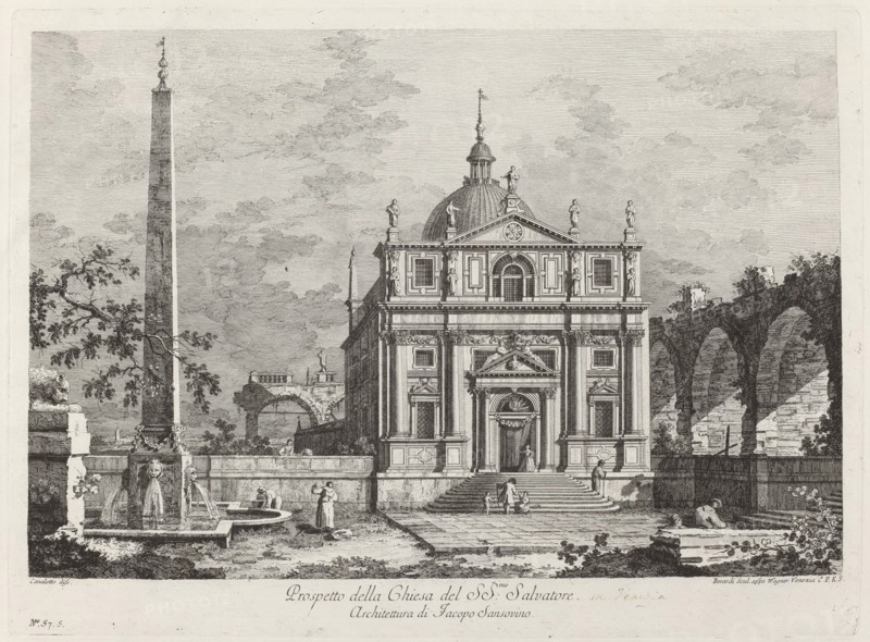Prospetto della Chiesa del SS. Salvatore, 1742.
