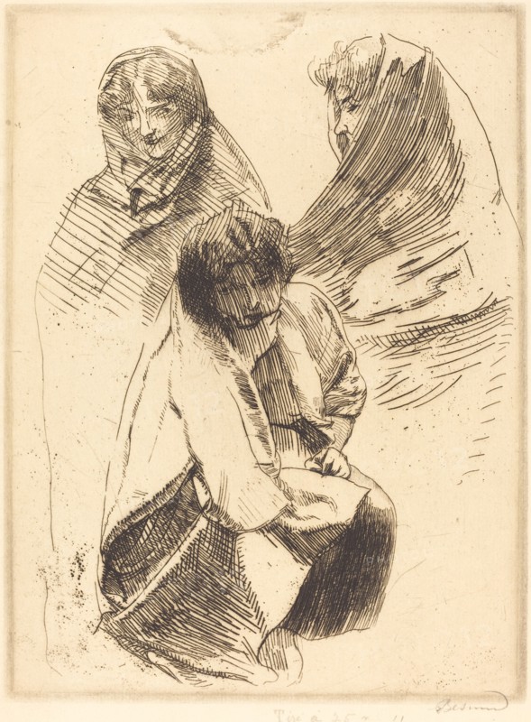 Three Veiled Women (Trois femmes voilées), 1899.