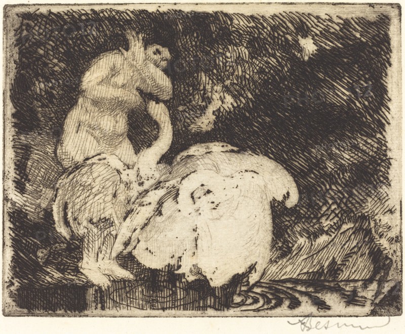 Leda Bathing (Léda au bain), 1913.