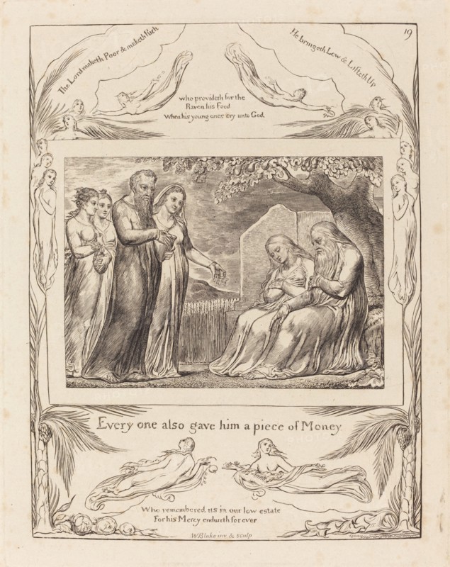 Job Accepting Charity, 1825.