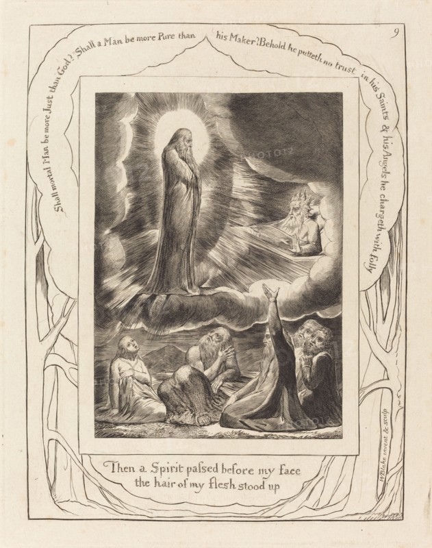 The Vision of Eliphaz, 1825.