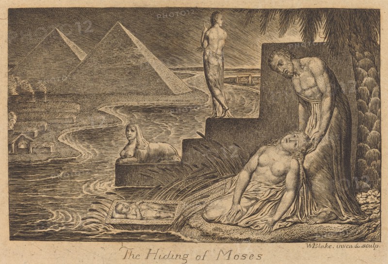 The Hiding of Moses, 1824.