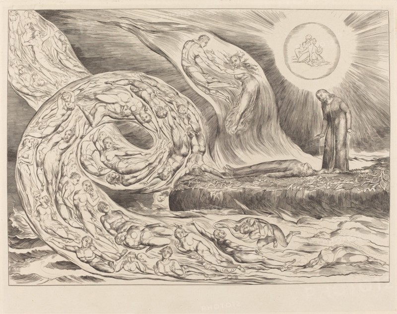 The Circle of the Lustful: Paolo and Francesca, 1827.