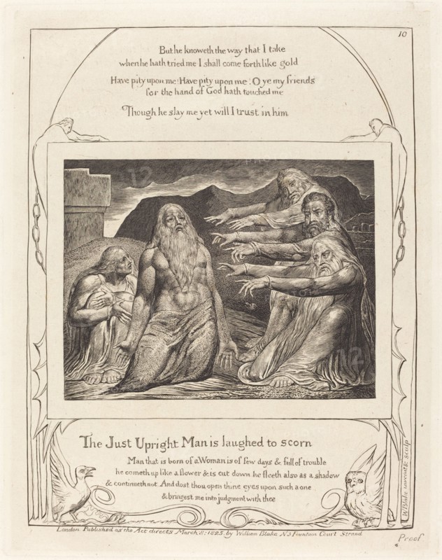 Job Rebuked by His Friends, 1825.