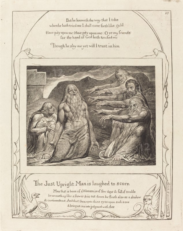 Job Rebuked by His Friends, 1825.