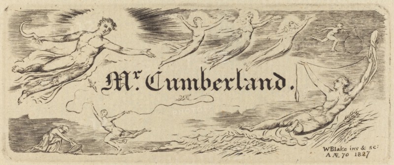 George Cumberland's Card, 1827.