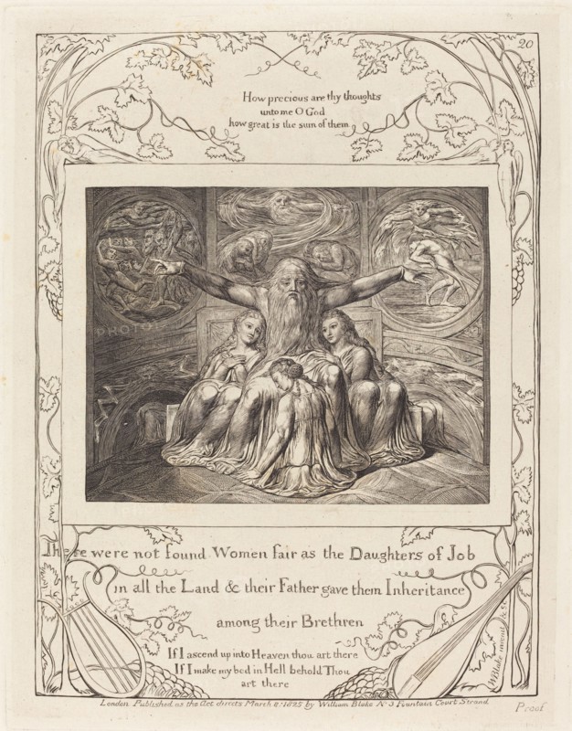 Job and His Daughters, 1825.
