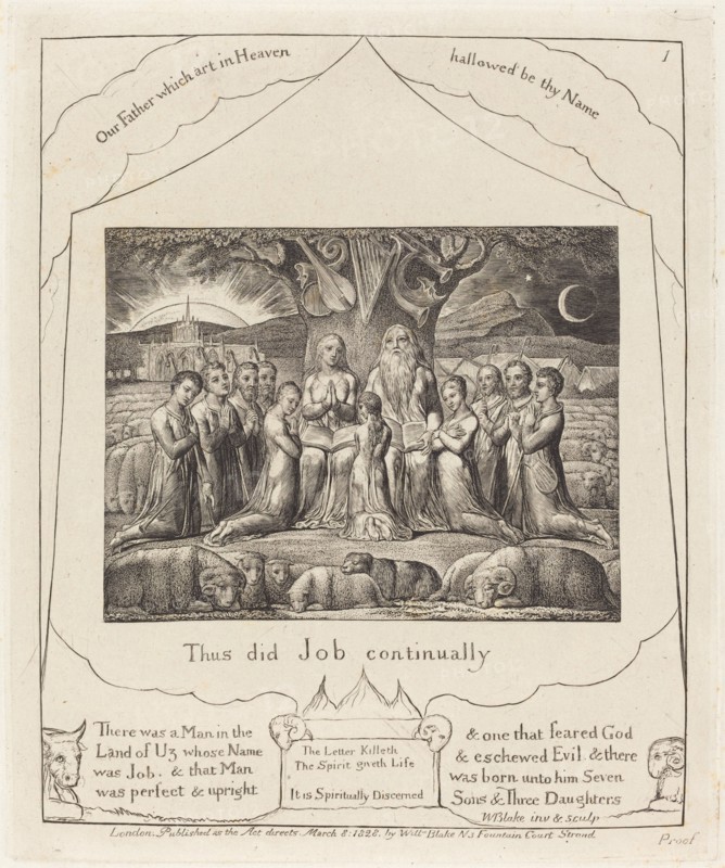 Job and His Family, 1825.