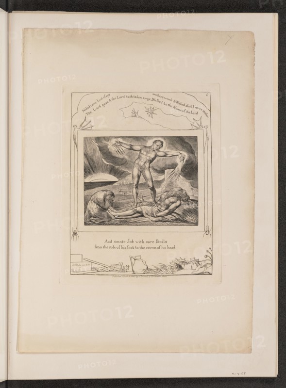 Satan Smiting Job with Boils, 1825.
