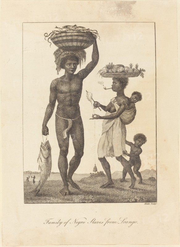 Family of Negro Slaves from Loango, 1793.