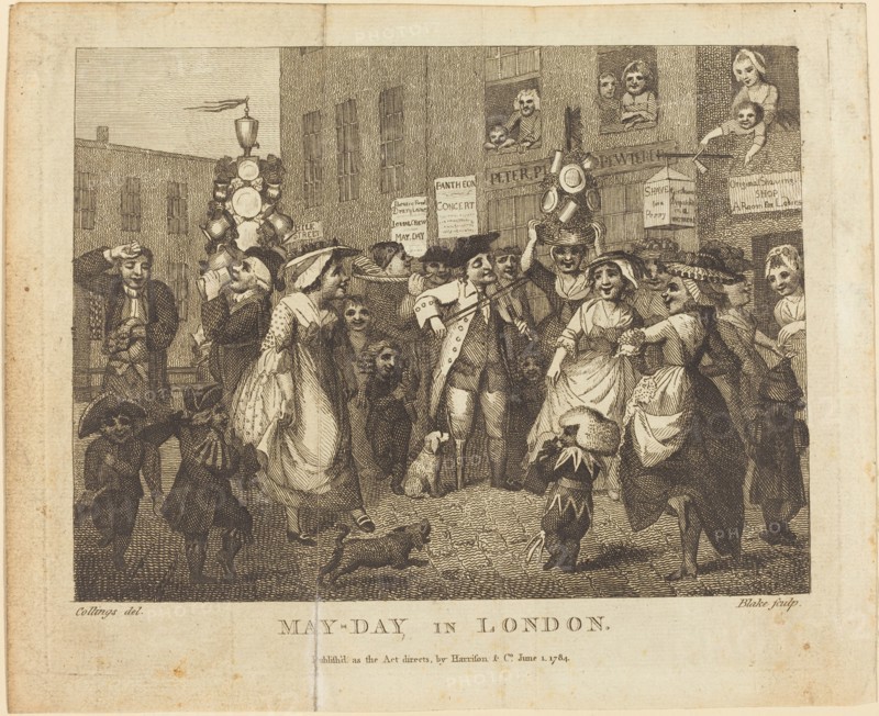 May-Day in London, 1784.