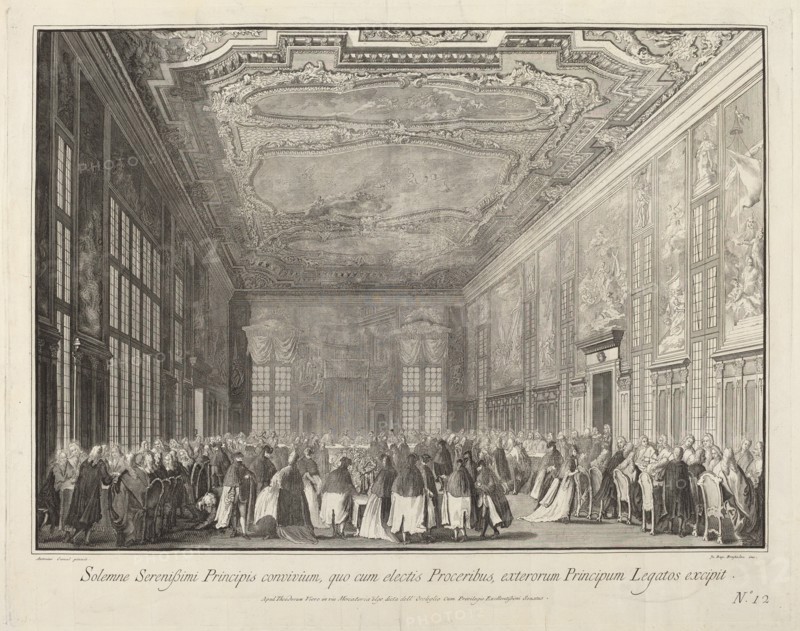 The Doge Entertains Foreign Ambassadors at a Banquet, 1763/1766.