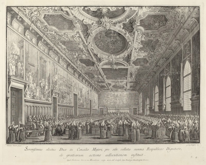 The Doge Returns Thanks in the Sala del Consiglio Maggior, 1763/1766.